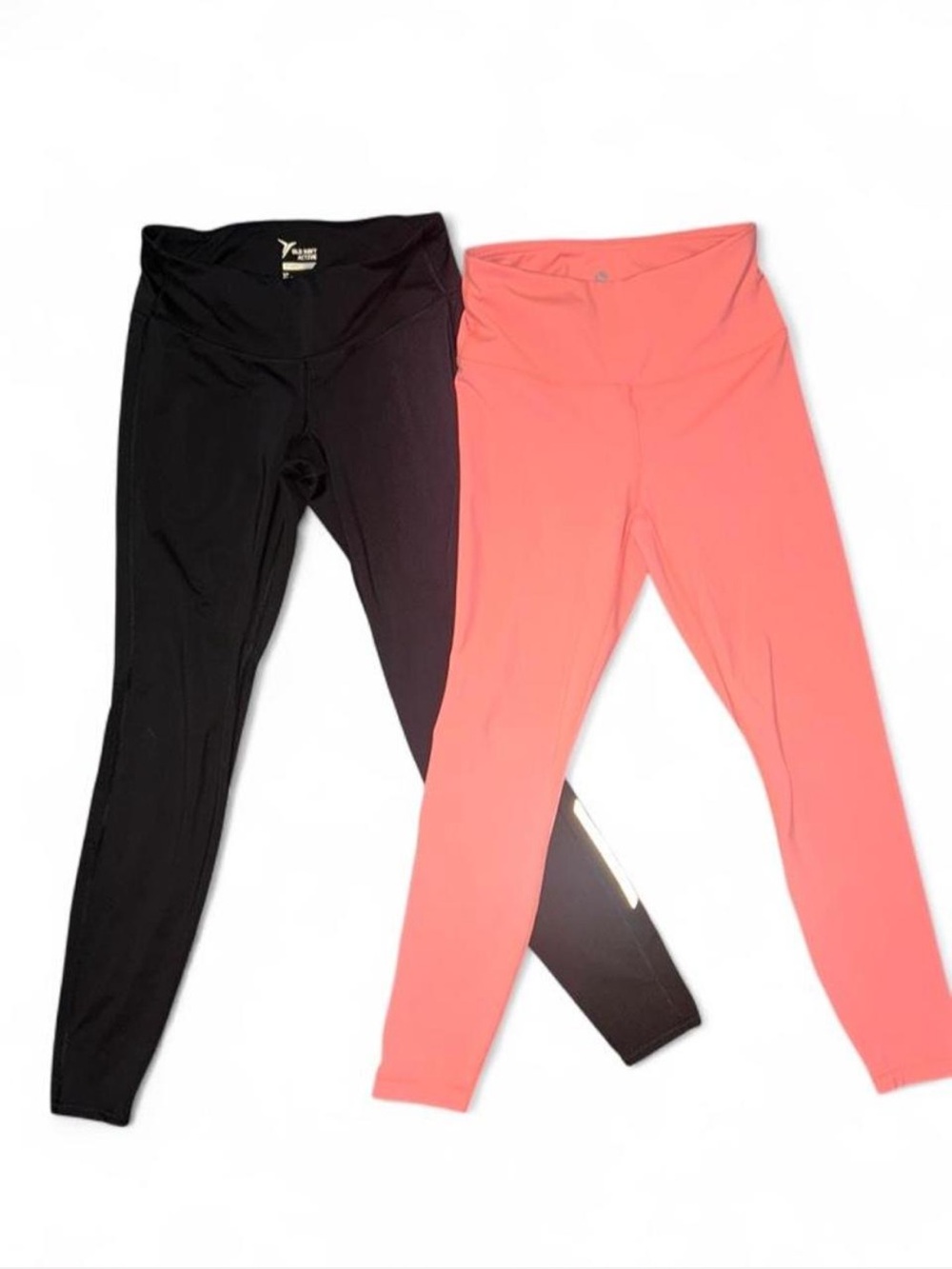 BUNDLE! Old Navy & 90 Degree By Reflex Black and Pink Active Leggings